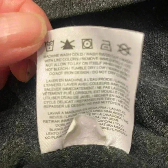 Womens Nike zippered front drawstring hoodie jacket in gray front pockets MEDIUM - Picture 9 of 9